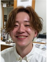 メンズ ルシードスタイル アウラ 松戸市五香(LUCIDO STYLE Aura)&nbsp;ミディアム【五香#メンズカット#＜理容室＞#ブリーチ#眉毛】