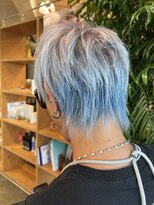 ソワンドゥブレス 瓜破店(soin de brace)&nbsp;シルバー×水色