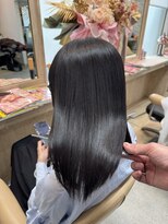 ラディシュ さがみ野(RADISH)&nbsp;20代30代40代×透明感ブラック×メテオ髪質改善カラー