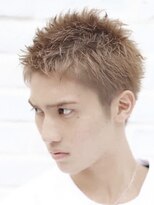 レタッチ バイ フィフス 銀座(RETOUCH by fifth) 銀座アップバング長めスパイキーショートスキンフェードカット◆