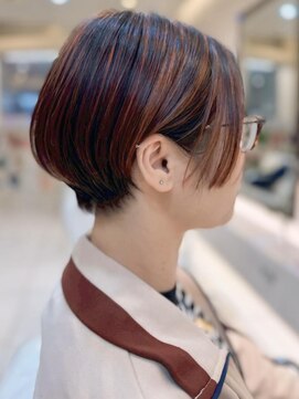 ザビー(THE B) 本八幡×ハイライトカラー×大人ショート×暖色