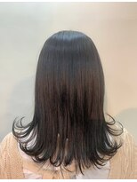ヘアカラー専門店fit color 平井店【フィットカラー】オーガニックカラー/白髪染め&nbsp;ダークアッシュ/似合わせカット/ミディアムレイヤーカット[平井]