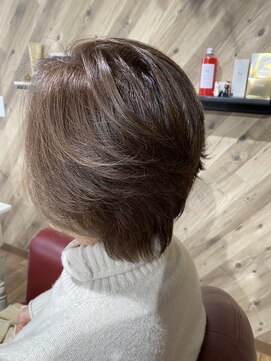 ルネッサンスヘアー ラファエロ(RAFFAELLO) エドルクオンカラー　明るい白髪染め　グレージュ　艶カラー