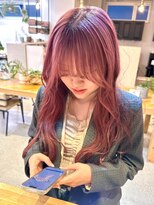 ディッセンバー 神宮前(December) 暖色カラー/ピンクカラー/カット/渋谷