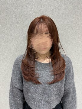 ルクス(Luxs) レイヤーカット/ミルクティーブラウン