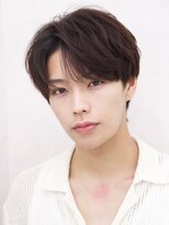 ルーシー 渋谷(LUCEY)&nbsp;センターパートフェザーパーマシャドウパーマメンズパーマ