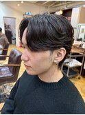 MEN’S HAIR/波巻きツイストスパイラル/リバースセンターパート