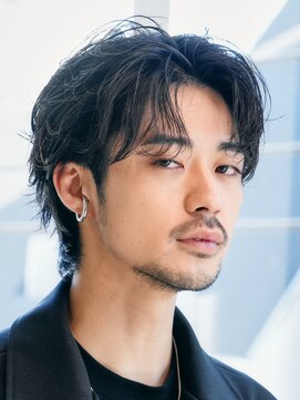 フィフス(fifth) 原宿ニュアンスパーマメンズカットセンターパートメンズパーマ