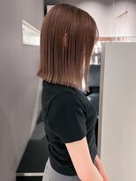 ヘアーエスクールシーユー 枚方T-SITE店(hair S.COEUR×Cu)&nbsp;丸くないボブ/ヘイリーボブ/切りっぱなしボブ/大阪枚方美容室