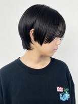 モリオフロムロンドン 松戸店(Morio from London) 【松戸 アイダ】ハンサムショート/前髪、襟足あり/黒髪ショート