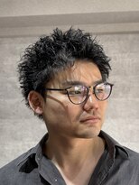 バーバーハウス ラヴィ 阿佐ヶ谷店(Barber House Lavie)&nbsp;ナチュラルショート×ツイストパーマ