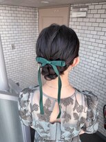 ソノ(sono) シニヨン ボブアレンジ アップヘア お呼ばれヘア