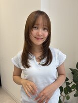 ハニー 町田(HONEY) ミディアムレイヤー/フェイスレイヤー/ベージュカラー