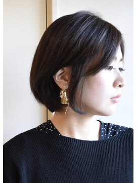 イツモノトコロ(kami to zakka) 【イツモノトコロ】暗髪×ボブ