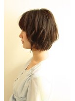 ニスル 町田店(NISURU)&nbsp;似合わせカット/大人ガーリー/ダークアッシュ/着物/町田/町田駅