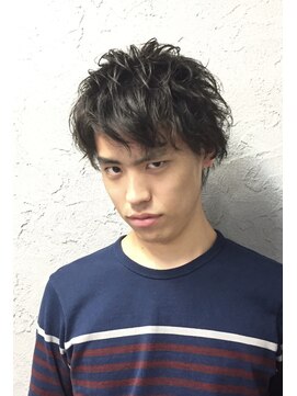 ヒロギンザ 浜松町店(HIRO GINZA) スパイラルマッシュウルフ<ヒロ銀座/理容室/メンズ>