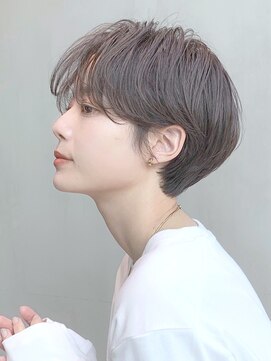 アイティー バイ アルバム 浦和店(IT by ALBUM) 韓国ショート_クールショートピンクベージュボブルフ_ba309931