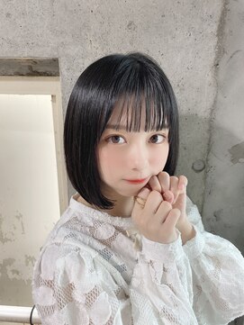 サロンドミルク 原宿(salon de MiLK) 【salon de MiLK 原宿】さらさらショートボブ