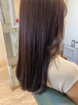 ヘアーサロン キー(Hair salon key) シフォンピンクベージュ
