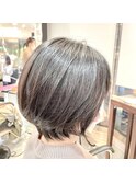 丸みショートボブ