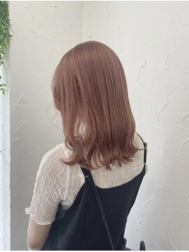 プライズ 表参道原宿店(prize) サーモンピンクベージュハイトーンピンクカラー