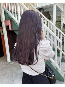 ヘアサロン ガリカ 表参道(hair salon Gallica) 大人ゆるふわラベンダーグレーブリーチなしダブルカラー