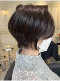 ハンサムくびれショートボブ 黄金シルエット 前髪