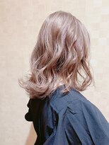 ジエクトカナウ 大阪梅田店(The Ect canow) ミディアム/オルチャンヘア/ワンホンヘア/ミントベージュ