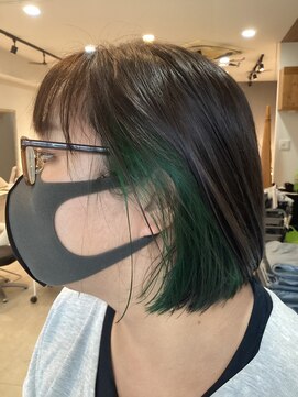 ヘアー ボニータ(hair bonita) インナーカラー