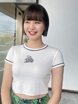 ラパンセ ブラン(LA PENSEE BRUN) 【LAPENSEE yuyama】セレブリティボブ