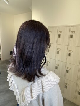 パプスドコワフュール 甲子園口店(Pap's de coiffeur) 春のラベンダーグレージュカラー