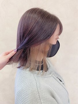 ジャックインザボックス(JACK IN THE BOX) インナーカラー☆ホワイトベージュ/抜けてもきれい