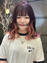 ゼスト フィーノ(ZEST fino) 色んなアレンジが可能な可愛いインナーカラー！/立川 姫カット