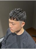 ビジネスツーブロック ベリーショート クロップフェードカット