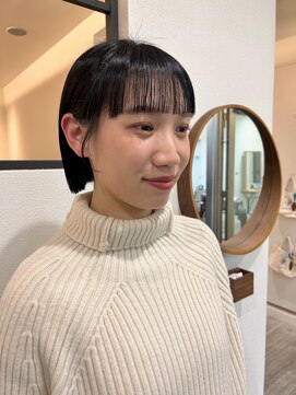 ガーランド (Garland) 切りっぱなしボブ/ワイドバング/前髪/原宿神宮前