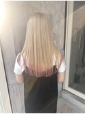 ホワイトベージュエンドペールピンク
