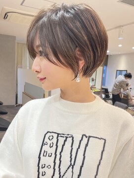 ロンドブルーム 天神大名店(Lond Bloom) 大人丸みショート/ショートボブ/前髪カット