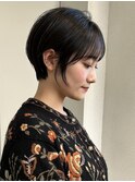 くびれショート／ショートボブ／前髪カット／似合わせカット