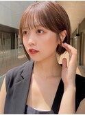 イメチェン美髪小顔似合わせカットサイドバング切りっぱなしボブ