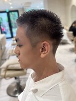 ミズチャーム(Ms.CHARM) おしゃれボウズ/メンズカット/メンズカラー/ダブルカラー/外苑前