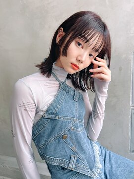 エース (ACE) ACE 横浜 顔まわりレイヤー×ボブ