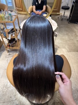 ロンド シャルム 吉祥寺(Lond charme) くびれヘア/顔周り/韓国/レイヤーカット/黒髪/ミディアム