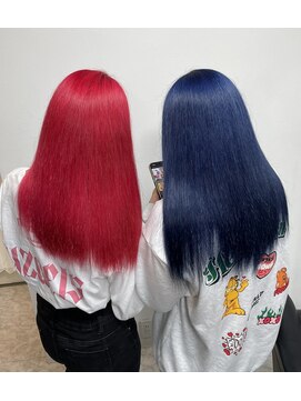 パ ドゥ プロン(Pas de plan) レッド&ブルー 残留しません