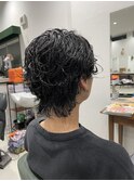 大人メンズスタイル◎ ウルフシャドウパーマ