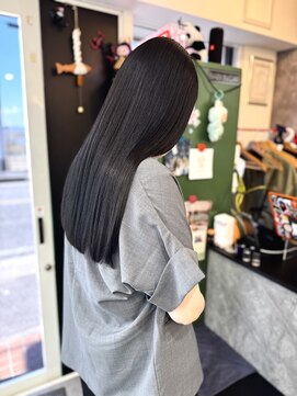 アラレ(ARARE) 地毛風ブラック