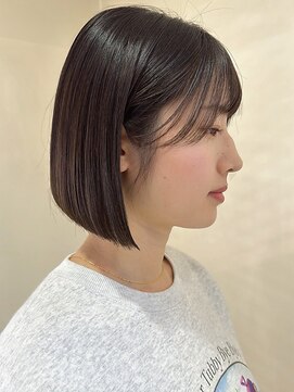 ショート/ボブ/ナチュラルブラウン