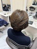 サロンドウィズ 本店 本八幡(Salon de With)&nbsp;大人の丸みショートボブ