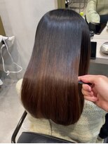 ジェコ ブラン(gecko. brun) ナチュラルストレート/グラデ風カラー/髪質改善 #武蔵小山美容室