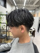 アニー 松戸(ANNI)&nbsp;MEN’S HAIR/波巻きツイストスパイラル/リバースセンターパート