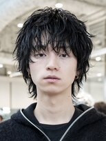 バイフィフス 原宿/表参道(by fifth)&nbsp;緩め波巻きスパイラルパーマシャドウパーマメンズセンターパート